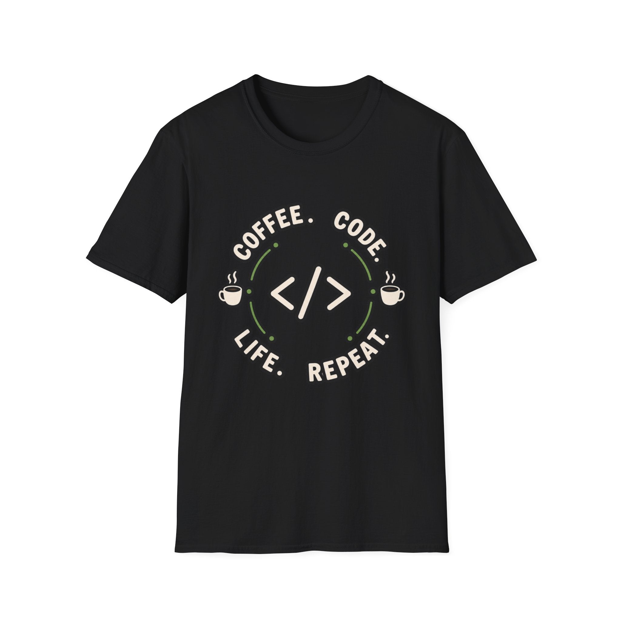 Coffee. Code. Life. Repeat. T-Shirt