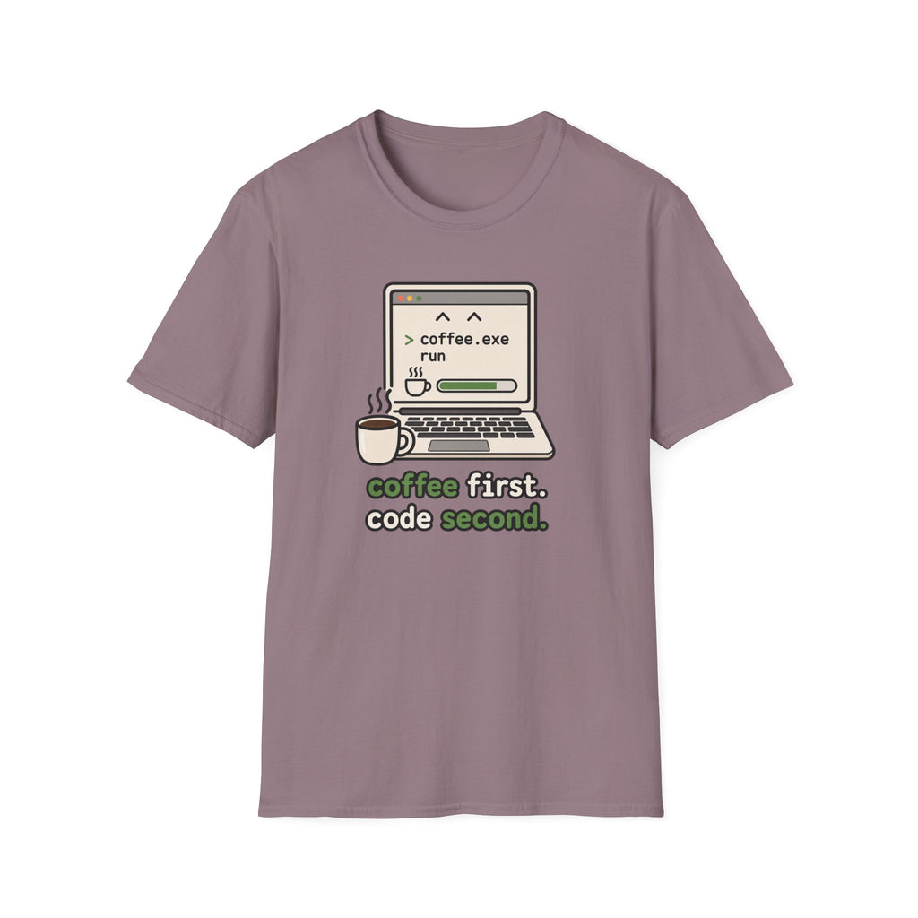 Coffee first Code second T-Shirt