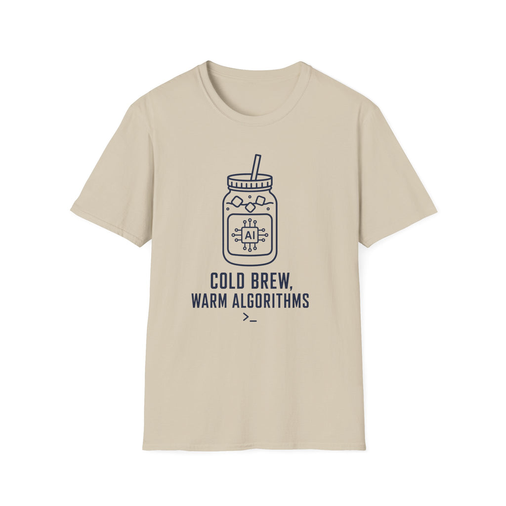 Cold Brew Warm Algorithm T-Shirt