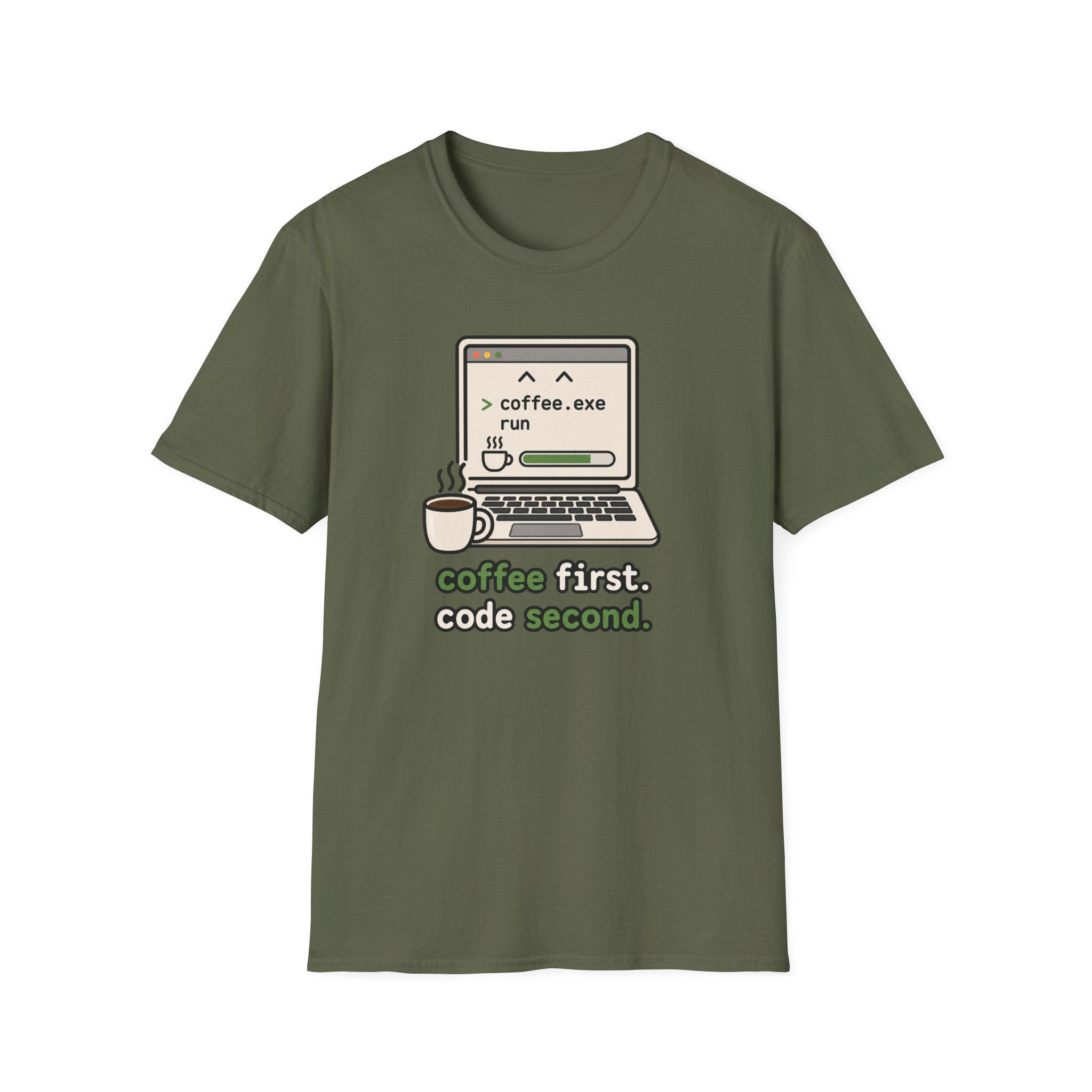 Coffee first Code second T-Shirt