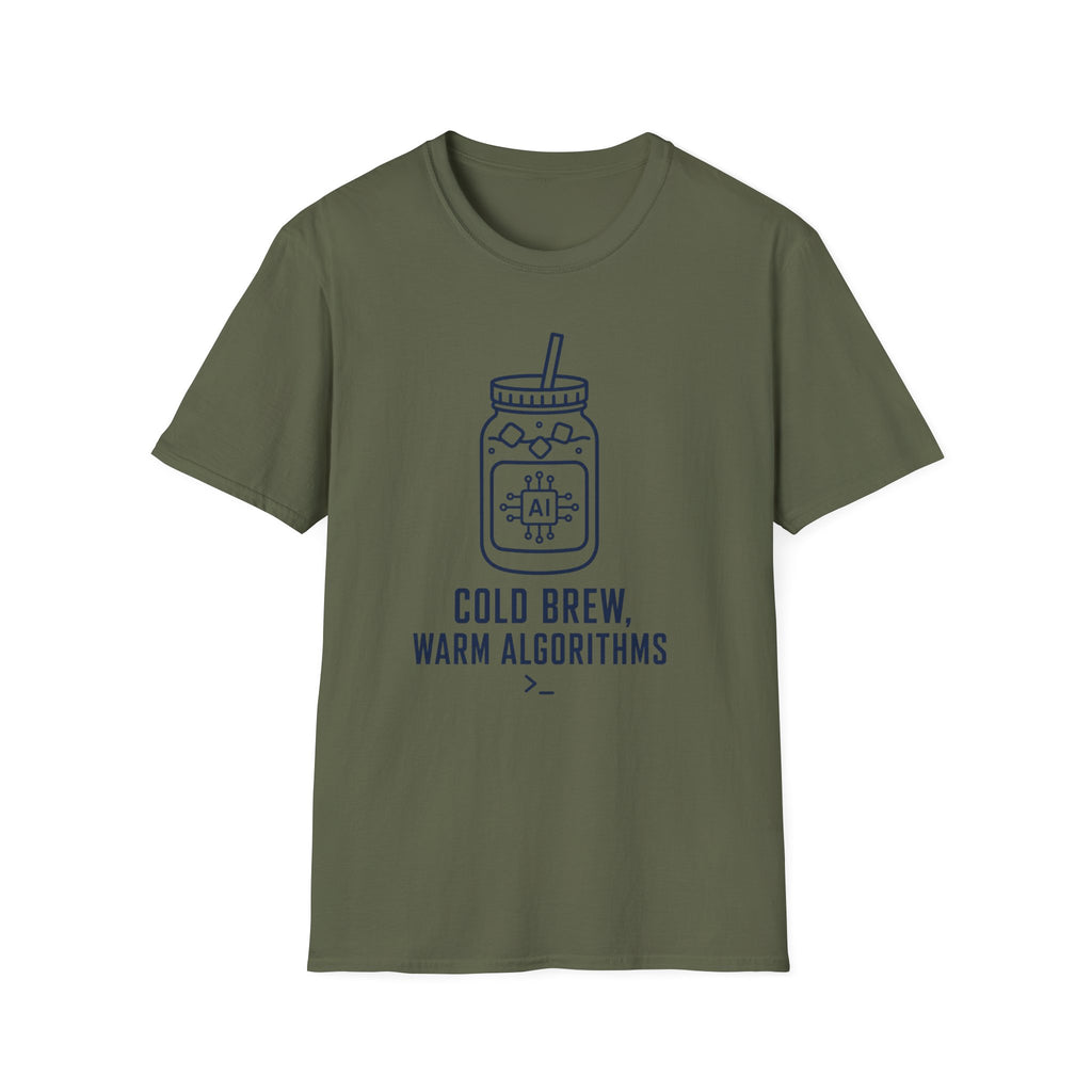 Cold Brew Warm Algorithm T-Shirt