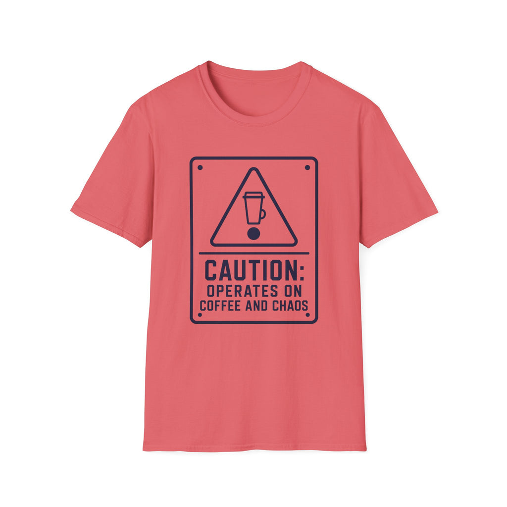 Caution Coffee and Chaos T-Shirt