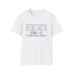 Ctrl + Z My mistakes T-Shirt