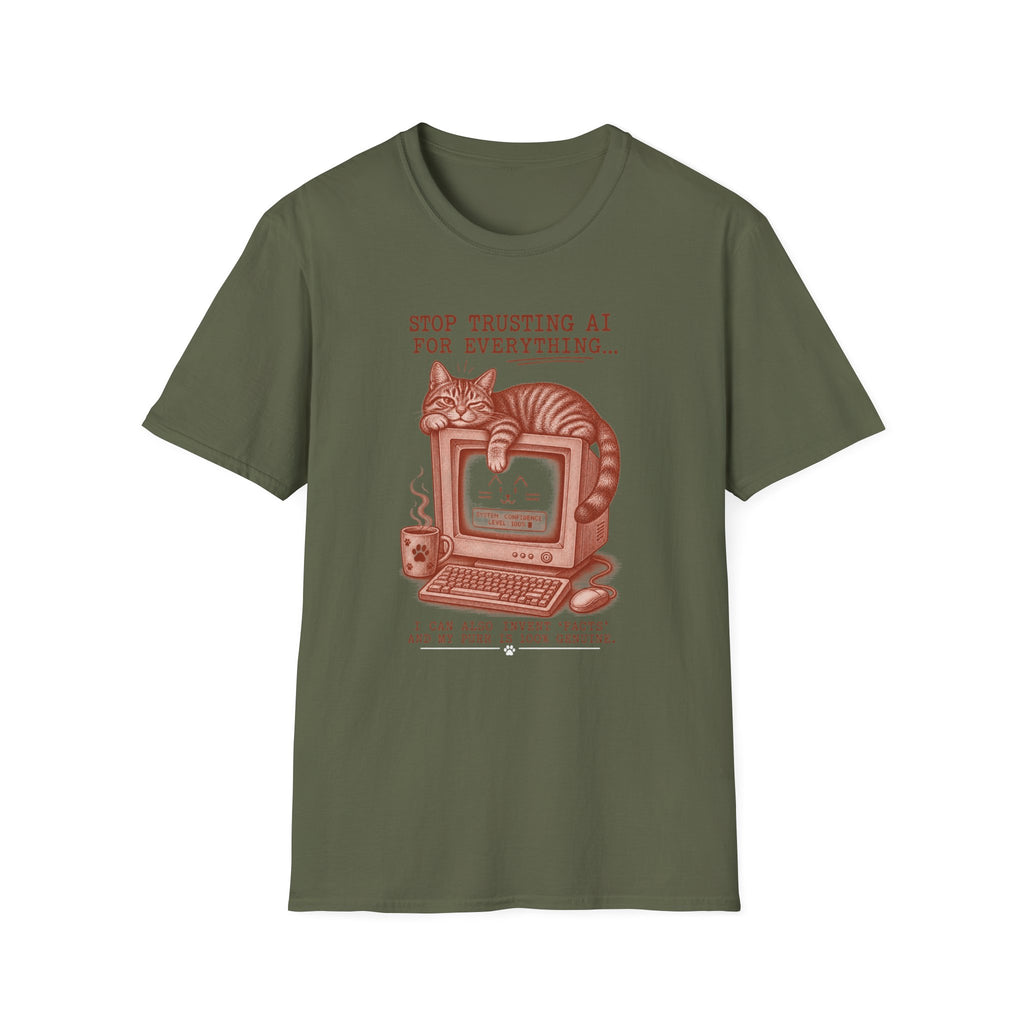 Stop trusting AI T-Shirt