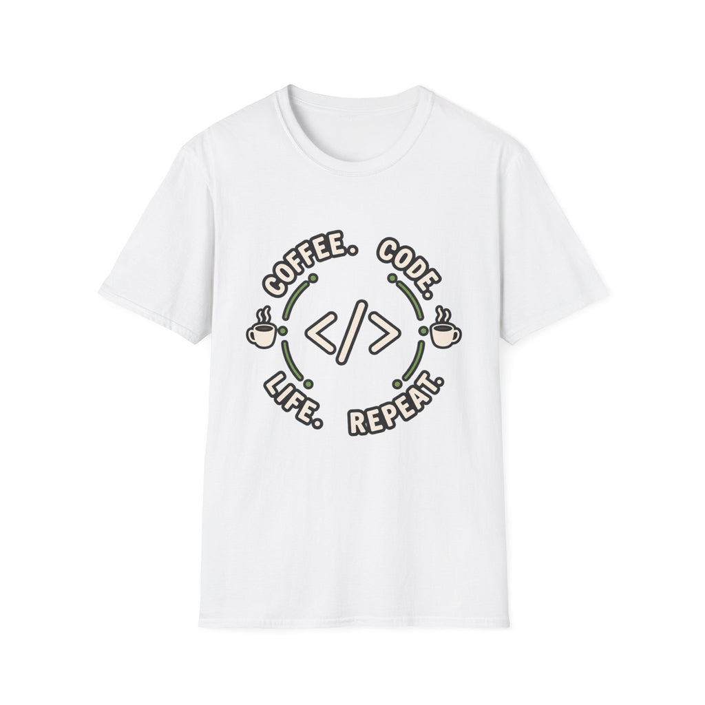 Coffee. Code. Life. Repeat. T-Shirt