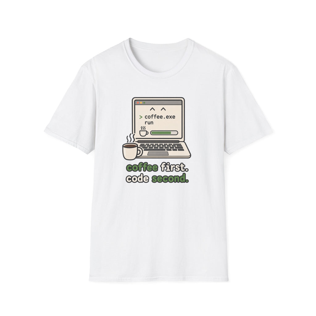 Coffee first Code second T-Shirt