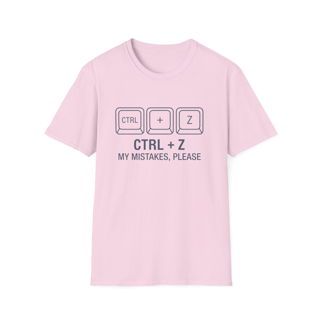 Ctrl + Z My mistakes T-Shirt