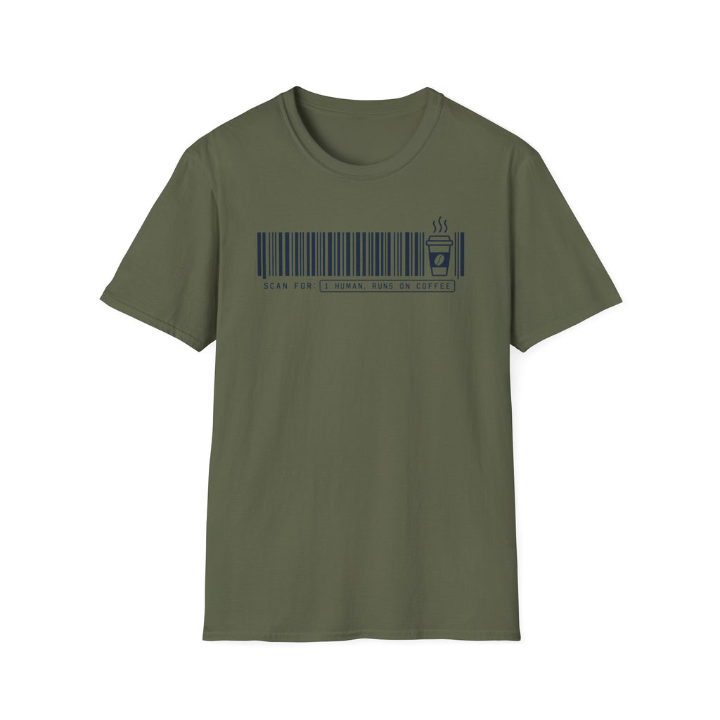 Human runs on coffee T-Shirt