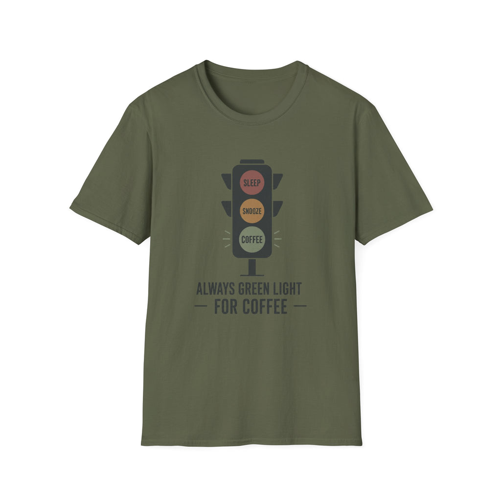 Green Light 4 coffee T-Shirt