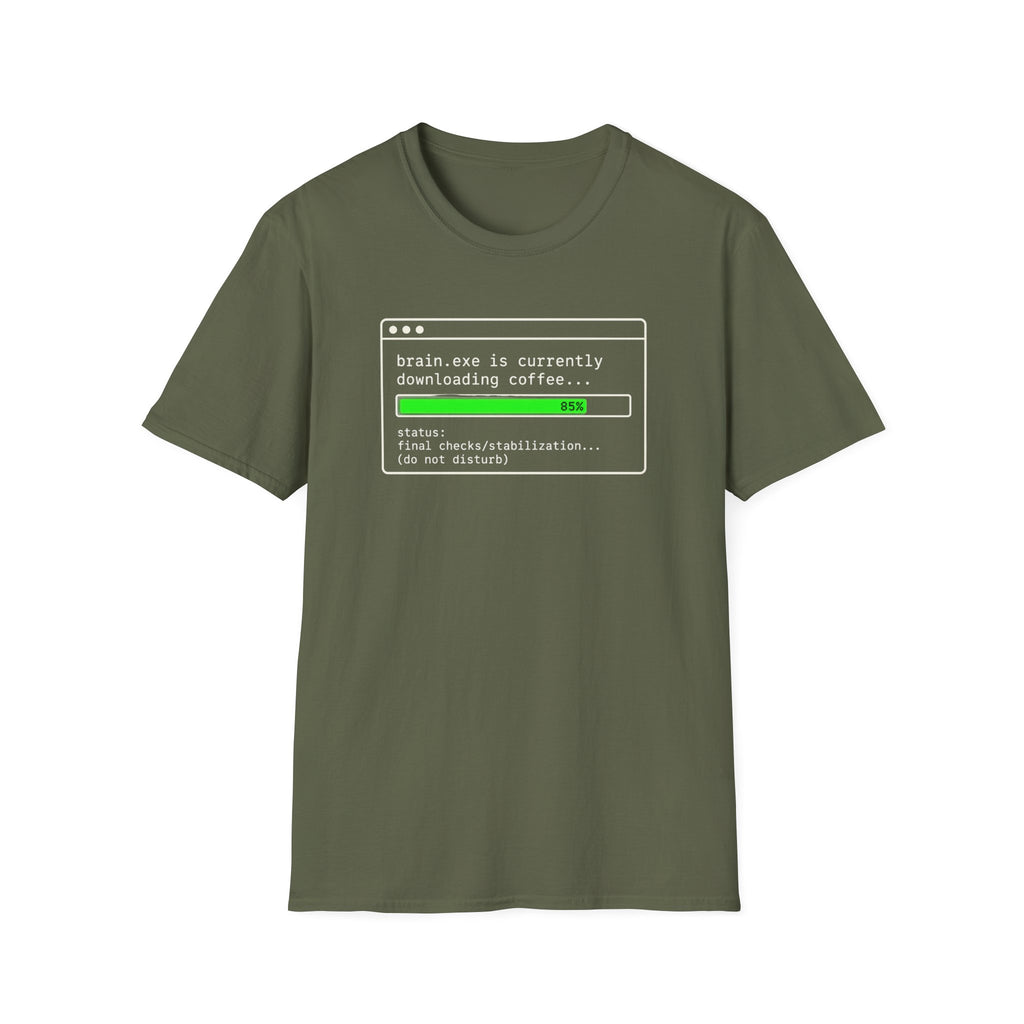 Brain downloading T-Shirt