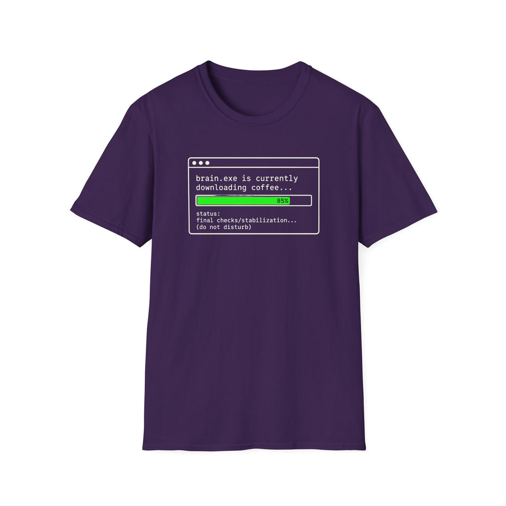 Brain downloading T-Shirt