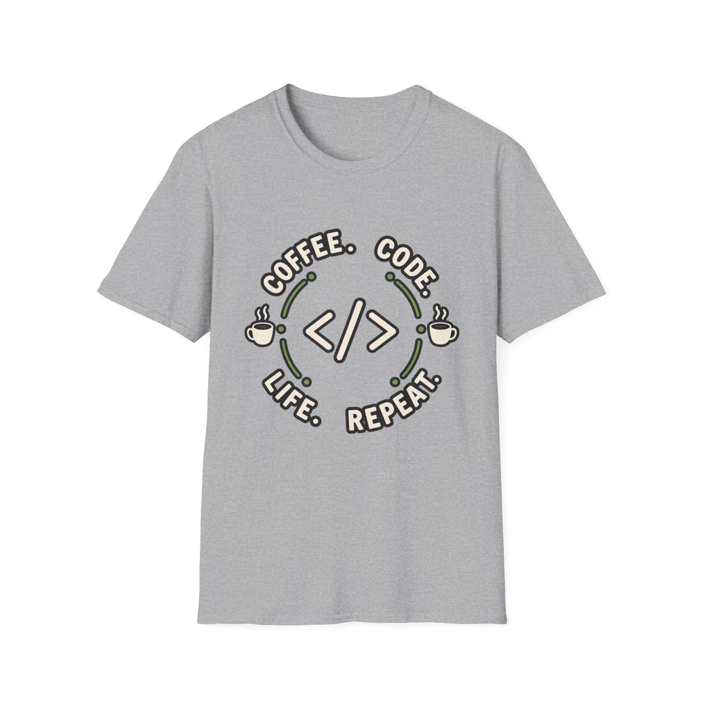 Coffee. Code. Life. Repeat. T-Shirt