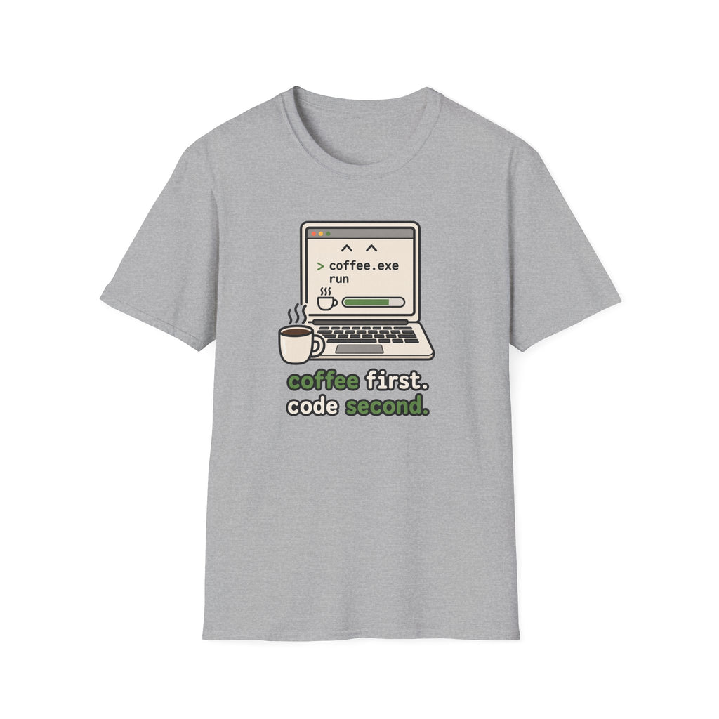 Coffee first Code second T-Shirt
