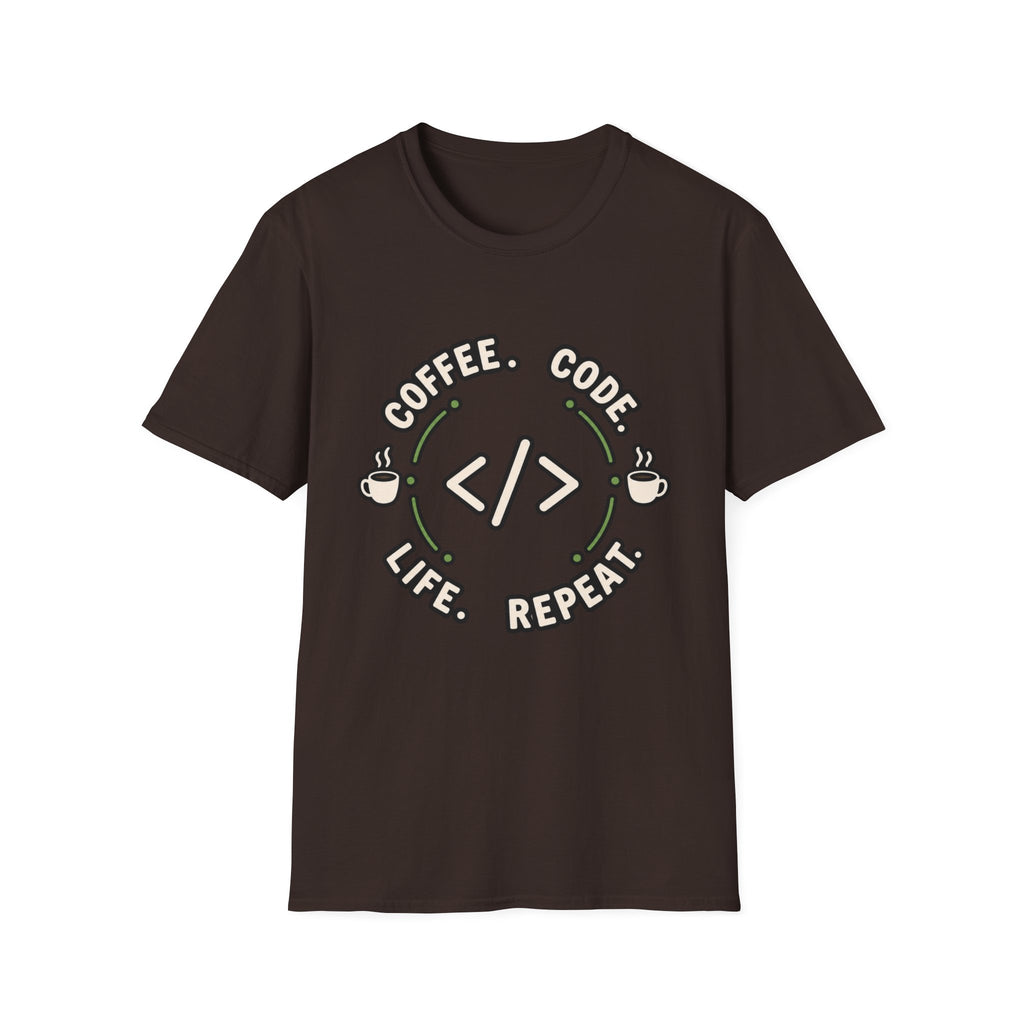 Coffee. Code. Life. Repeat. T-Shirt